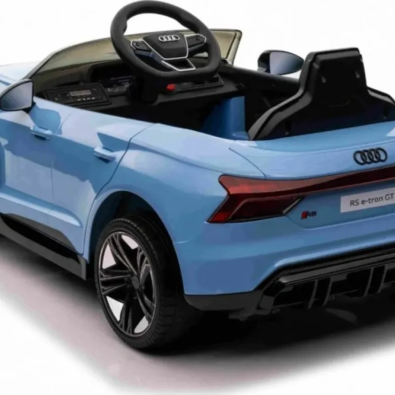 Дитяча акумуляторна машинка Audi RS E-Tron GT Синя