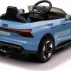 Дитяча акумуляторна машинка Audi RS E-Tron GT Синя