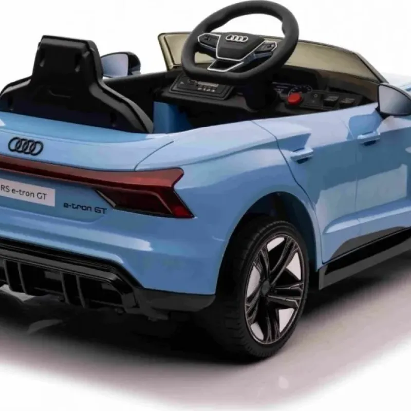 Дитяча акумуляторна машинка Audi RS E-Tron GT Синя