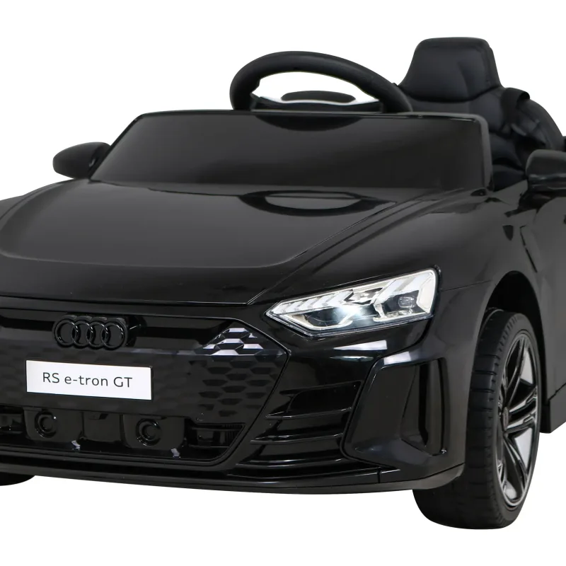 Дитяча акумуляторна машинка Audi RS E-Tron GT Чорна Дитяча акумуляторна машинка Audi RS E-Tron GT Чорна