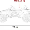 Дитяча акумуляторна машинка Audi RSQ E-TRON Сіра Дитяча акумуляторна машинка Audi RSQ E-TRON Сіра