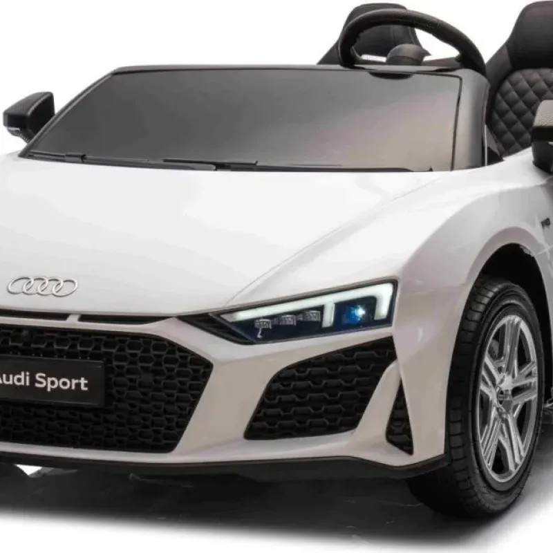 Дитяча акумуляторна машинка Audi Spyder R8 LIFT Біла