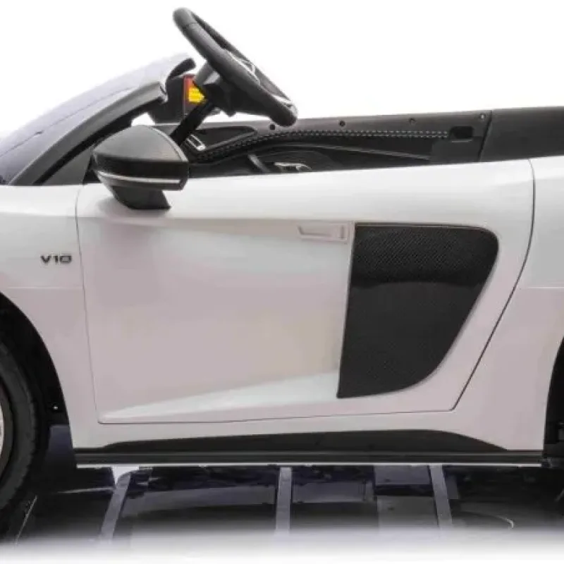Дитяча акумуляторна машинка Audi Spyder R8 LIFT Біла