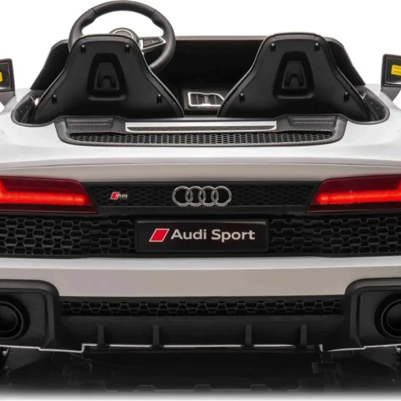 Дитяча акумуляторна машинка Audi Spyder R8 LIFT Біла