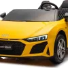 Дитяча акумуляторна машинка Audi Spyder R8 LIFT Жовта Дитяча акумуляторна машинка Audi Spyder R8 LIFT Жовта