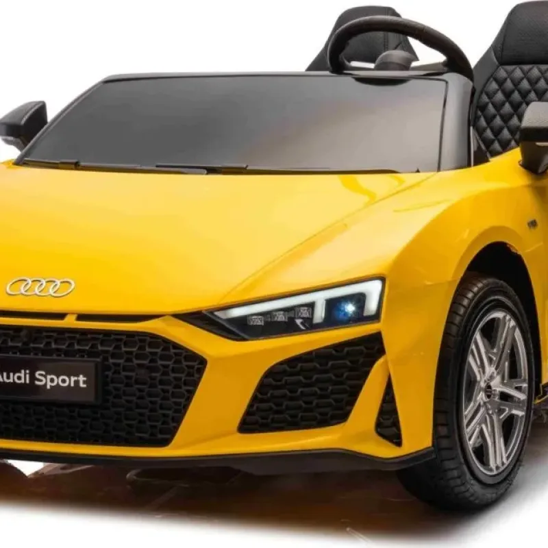 Дитяча акумуляторна машинка Audi Spyder R8 LIFT Жовта Дитяча акумуляторна машинка Audi Spyder R8 LIFT Жовта