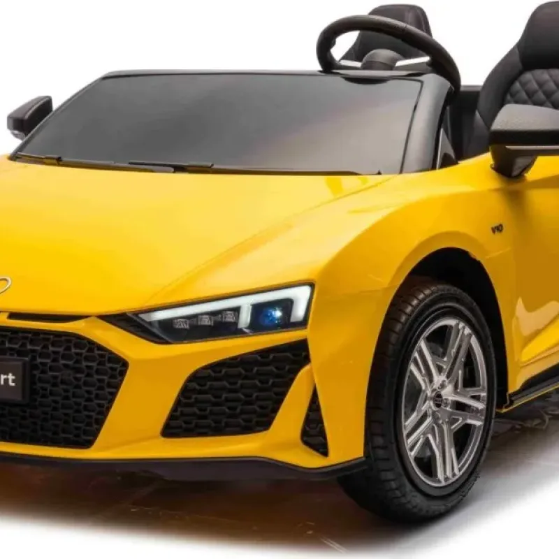 Дитяча акумуляторна машинка Audi Spyder R8 LIFT Жовта Дитяча акумуляторна машинка Audi Spyder R8 LIFT Жовта