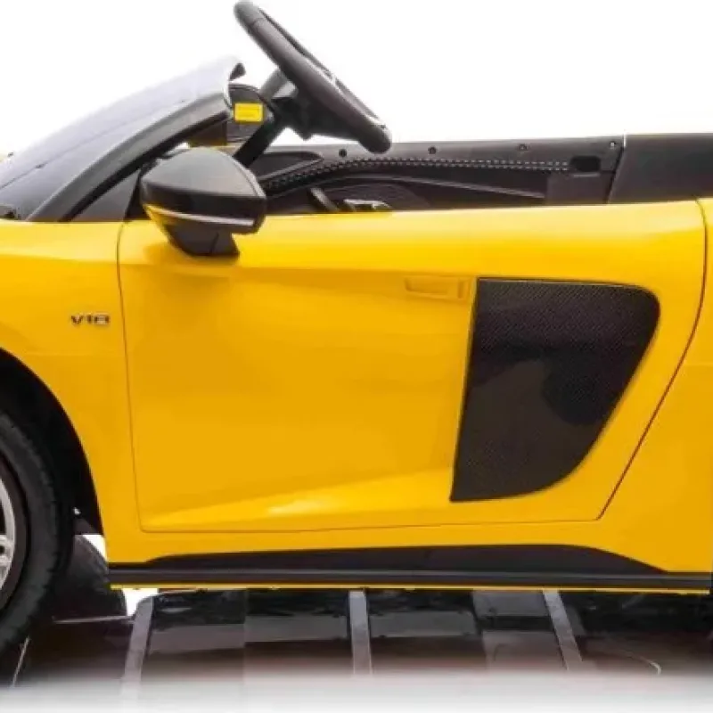 Дитяча акумуляторна машинка Audi Spyder R8 LIFT Жовта Дитяча акумуляторна машинка Audi Spyder R8 LIFT Жовта