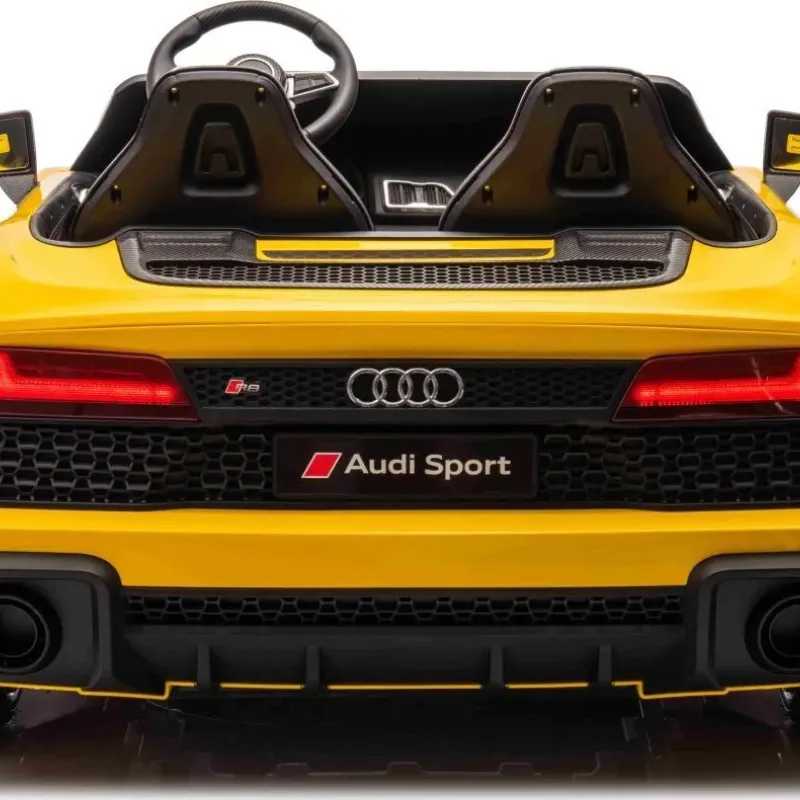Дитяча акумуляторна машинка Audi Spyder R8 LIFT Жовта Дитяча акумуляторна машинка Audi Spyder R8 LIFT Жовта