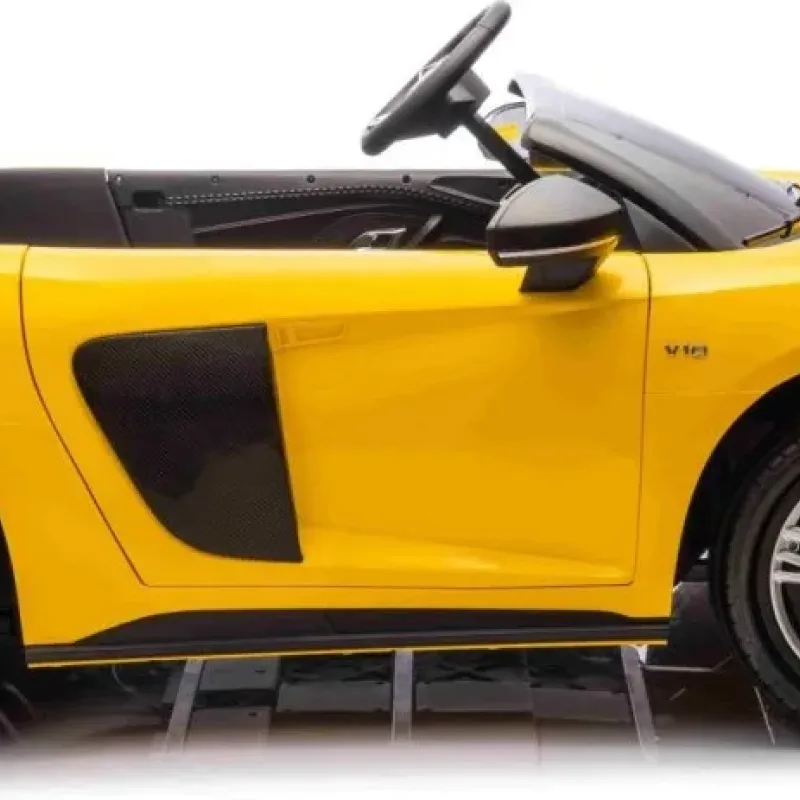 Дитяча акумуляторна машинка Audi Spyder R8 LIFT Жовта Дитяча акумуляторна машинка Audi Spyder R8 LIFT Жовта