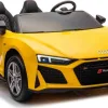 Дитяча акумуляторна машинка Audi Spyder R8 LIFT Жовта Дитяча акумуляторна машинка Audi Spyder R8 LIFT Жовта