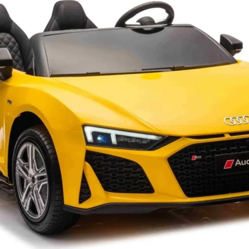 Дитяча акумуляторна машинка Audi Spyder R8 LIFT Жовта Дитяча акумуляторна машинка Audi Spyder R8 LIFT Жовта
