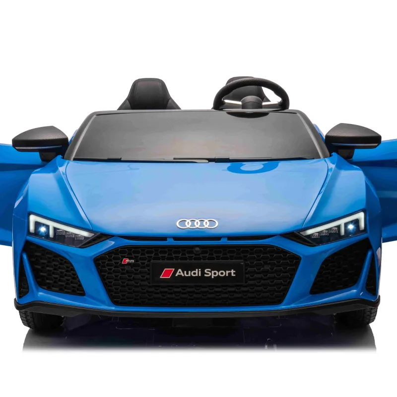 Дитяча акумуляторна машинка Audi Spyder R8 LIFT Синя