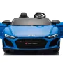 Дитяча акумуляторна машинка Audi Spyder R8 LIFT Синя