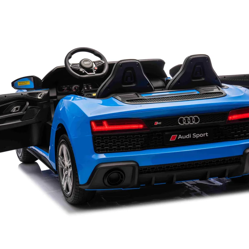 Дитяча акумуляторна машинка Audi Spyder R8 LIFT Синя Дитяча акумуляторна машинка Audi Spyder R8 LIFT Синя