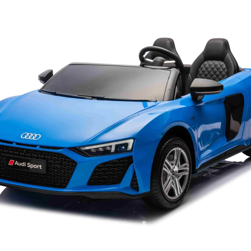 Дитяча акумуляторна машинка Audi Spyder R8 LIFT Синя Дитяча акумуляторна машинка Audi Spyder R8 LIFT Синя
