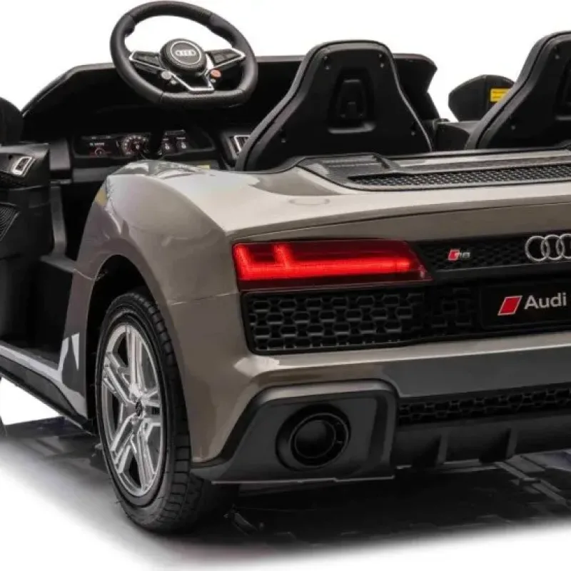 Дитяча акумуляторна машинка Audi Spyder R8 LIFT Сіра