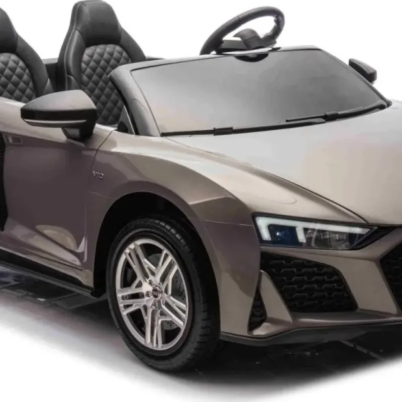Дитяча акумуляторна машинка Audi Spyder R8 LIFT Сіра
