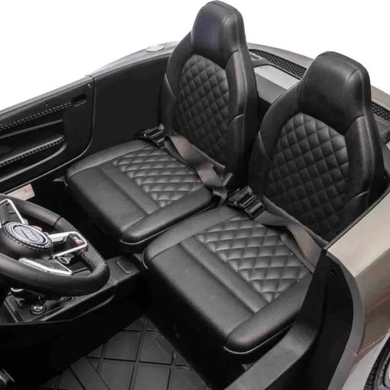 Дитяча акумуляторна машинка Audi Spyder R8 LIFT Сіра