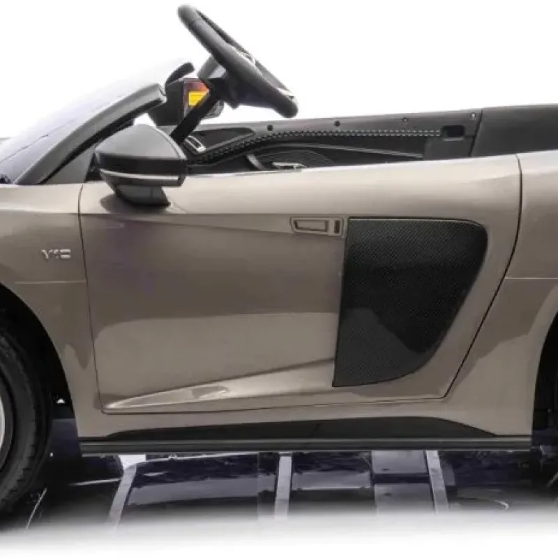 Дитяча акумуляторна машинка Audi Spyder R8 LIFT Сіра