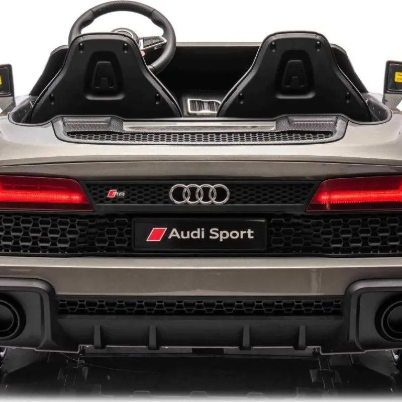 Дитяча акумуляторна машинка Audi Spyder R8 LIFT Сіра