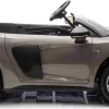 Дитяча акумуляторна машинка Audi Spyder R8 LIFT Сіра