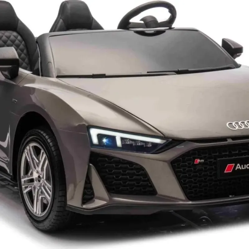 Дитяча акумуляторна машинка Audi Spyder R8 LIFT Сіра
