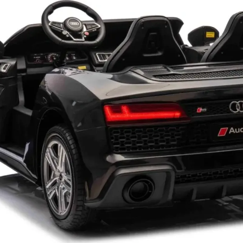 Дитяча акумуляторна машинка Audi Spyder R8 LIFT Чорна