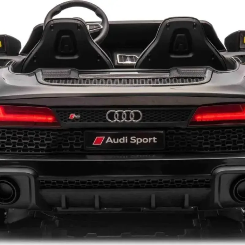 Дитяча акумуляторна машинка Audi Spyder R8 LIFT Чорна