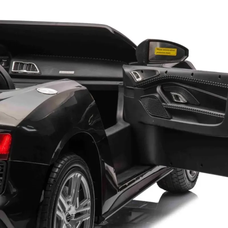 Дитяча акумуляторна машинка Audi Spyder R8 LIFT Чорна