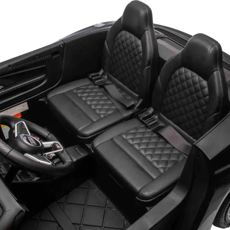 Дитяча акумуляторна машинка Audi Spyder R8 LIFT Чорна