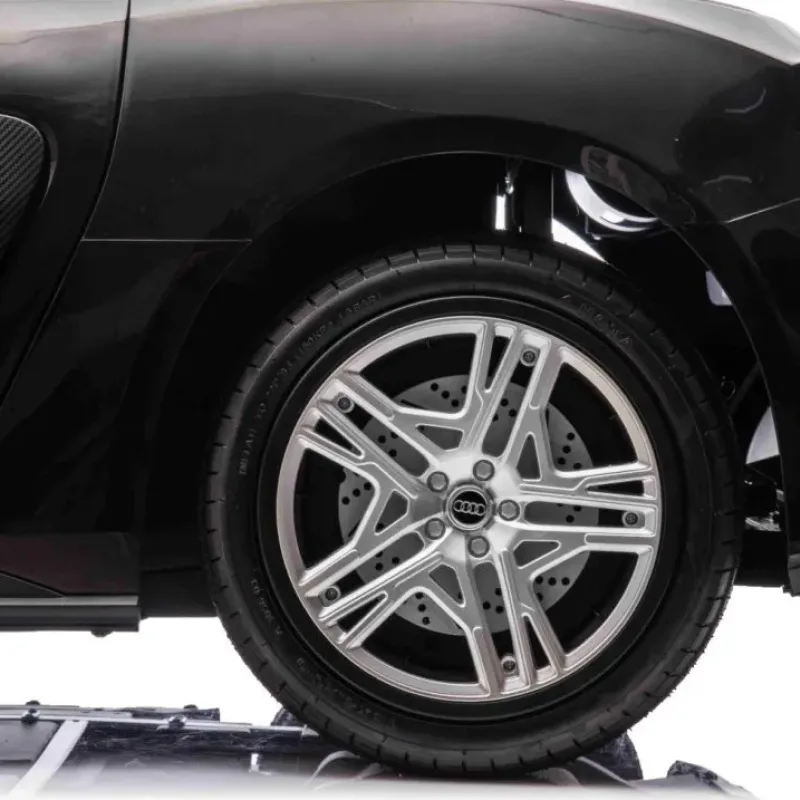Дитяча акумуляторна машинка Audi Spyder R8 LIFT Чорна