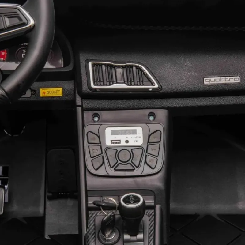 Дитяча акумуляторна машинка Audi Spyder R8 LIFT Чорна
