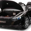 Дитяча акумуляторна машинка Audi Spyder R8 LIFT Чорна