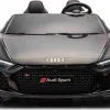 Дитяча акумуляторна машинка Audi Spyder R8 LIFT Чорна