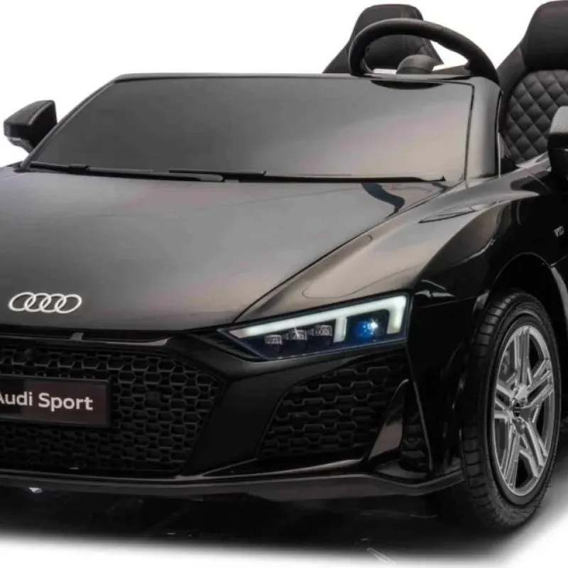 Дитяча акумуляторна машинка Audi Spyder R8 LIFT Чорна