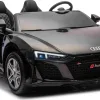Дитяча акумуляторна машинка Audi Spyder R8 LIFT Чорна
