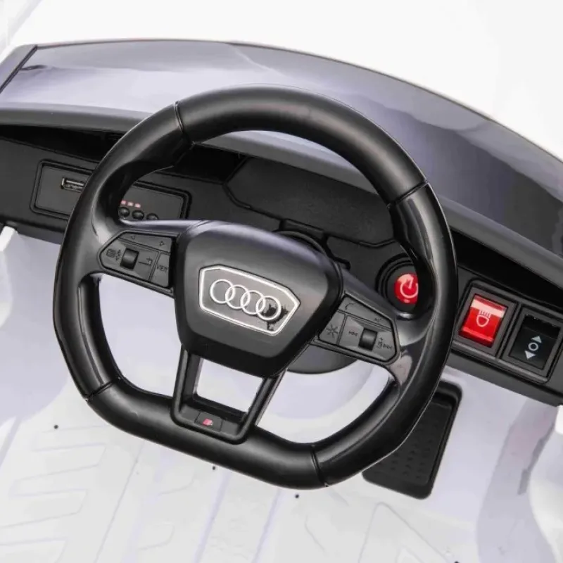 Дитяча акумуляторна машинка Audi SQ8 Біла