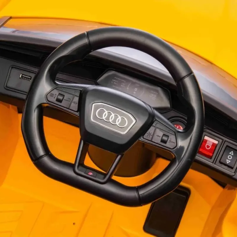 Дитяча акумуляторна машинка Audi SQ8 Жовта Дитяча акумуляторна машинка Audi SQ8 Жовта