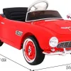 Дитяча акумуляторна машинка BMW 507 Retro Червона