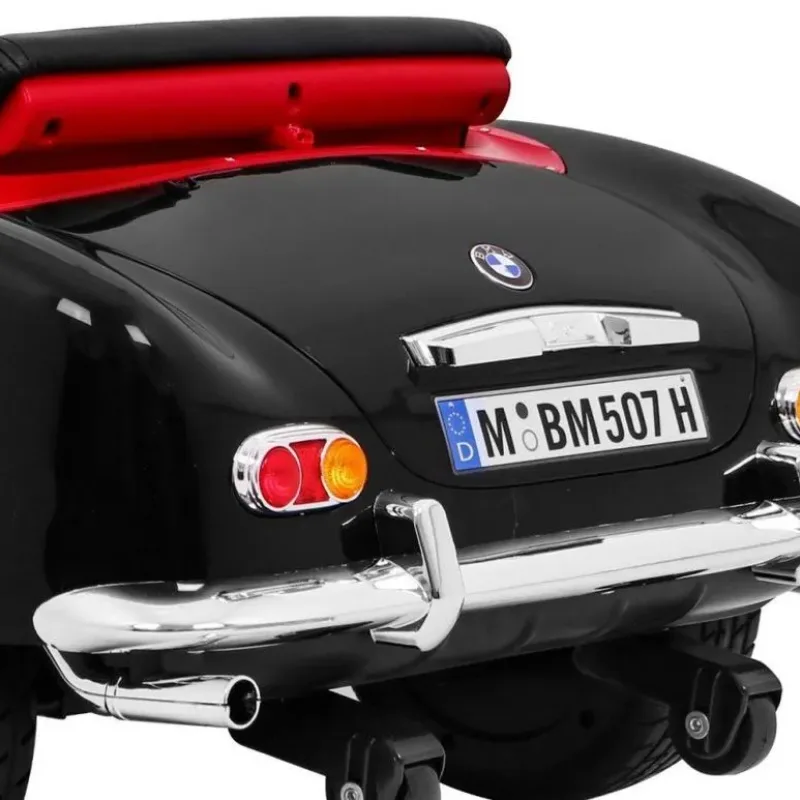 Дитяча акумуляторна машинка BMW 507 Retro Чорна Дитяча акумуляторна машинка BMW 507 Retro Чорна