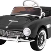 Дитяча акумуляторна машинка BMW 507 Retro Чорна Дитяча акумуляторна машинка BMW 507 Retro Чорна
