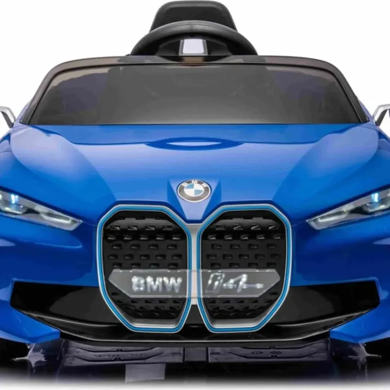 Дитяча акумуляторна машинка BMW i4 Синя