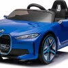 Дитяча акумуляторна машинка BMW i4 Синя