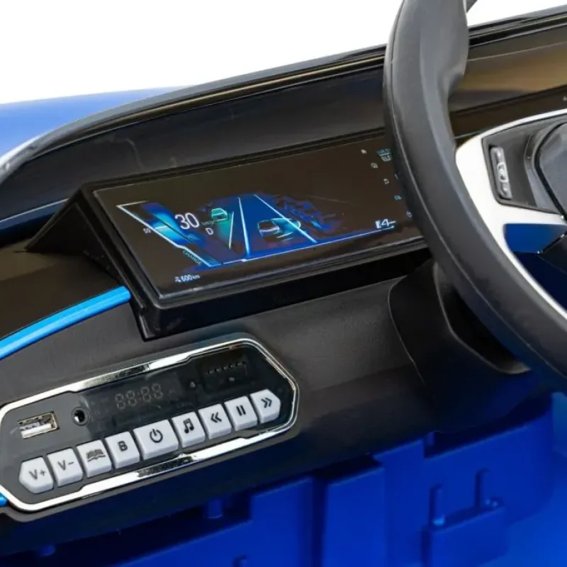 Дитяча акумуляторна машинка BMW i4 Синя