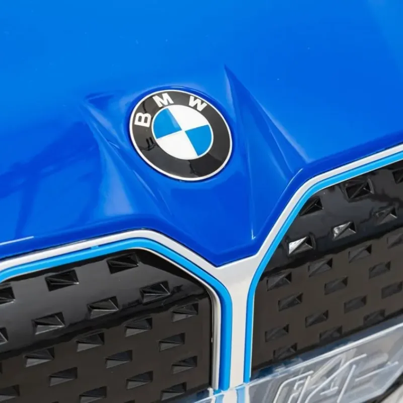 Дитяча акумуляторна машинка BMW i4 Синя