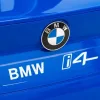 Дитяча акумуляторна машинка BMW i4 Синя