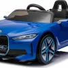 Дитяча акумуляторна машинка BMW i4 Синя