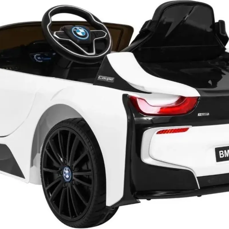 Дитяча акумуляторна машинка BMW I8 Lift Battery Car Біла