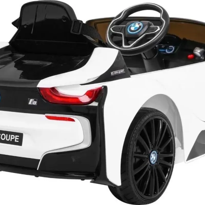 Дитяча акумуляторна машинка BMW I8 Lift Battery Car Біла